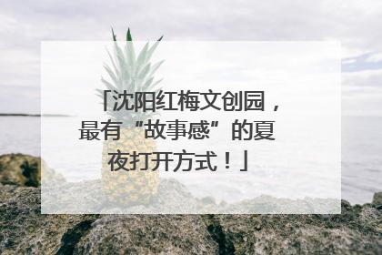 沈阳红梅文创园，最有“故事感”的夏夜打开方式！