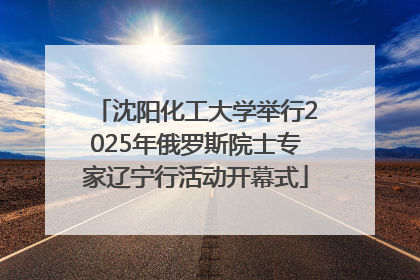 沈阳化工大学举行2025年俄罗斯院士专家辽宁行活动开幕式