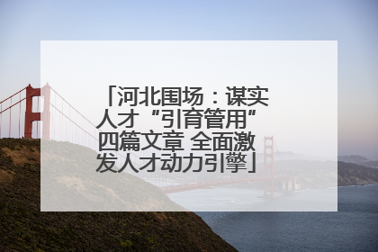 河北围场：谋实人才“引育管用”四篇文章 全面激发人才动力引擎