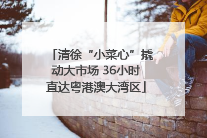清徐“小菜心”撬动大市场 36小时直达粤港澳大湾区
