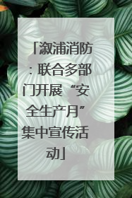 溆浦消防：联合多部门开展“安全生产月”集中宣传活动