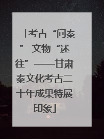 考古“问秦” 文物“述往”——甘肃秦文化考古二十年成果特展印象