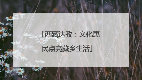 西藏达孜：文化惠民点亮藏乡生活