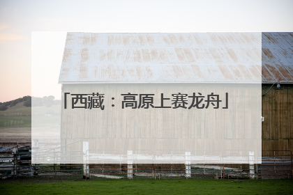 西藏：高原上赛龙舟