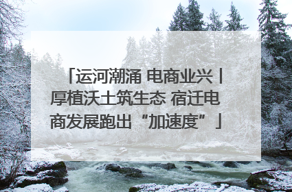运河潮涌 电商业兴丨厚植沃土筑生态 宿迁电商发展跑出“加速度”