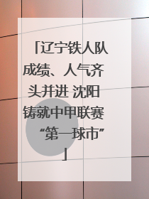 辽宁铁人队成绩、人气齐头并进 沈阳铸就中甲联赛“第一球市”