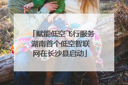 赋能低空飞行服务 湖南首个低空智联网在长沙县启动