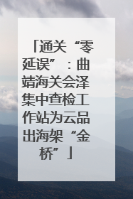 通关“零延误”：曲靖海关会泽集中查检工作站为云品出海架“金桥”