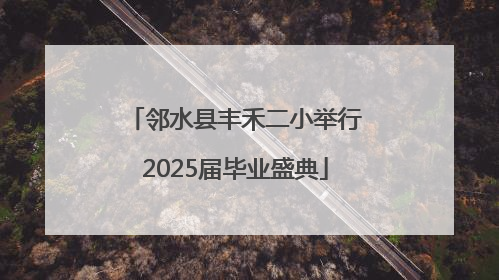 邻水县丰禾二小举行2025届毕业盛典