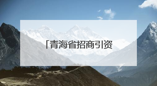 青海省招商引资推介会在上海、济南举行 吴晓军致辞 罗东川主持