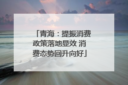 青海：提振消费政策落地显效 消费态势回升向好