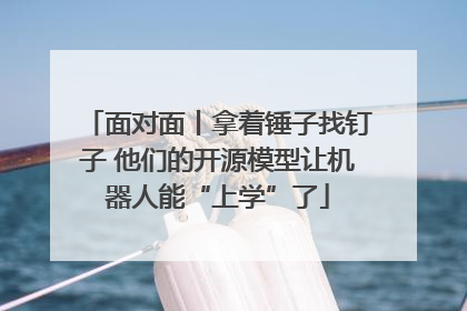 面对面丨拿着锤子找钉子 他们的开源模型让机器人能“上学”了