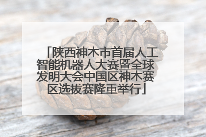 陕西神木市首届人工智能机器人大赛暨全球发明大会中国区神木赛区选拔赛隆重举行