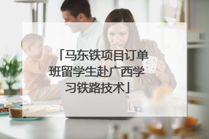 马东铁项目订单班留学生赴广西学习铁路技术