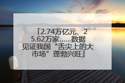2.74万亿元、25.62万家……数据见证我国“舌尖上的大市场”蓬勃兴旺