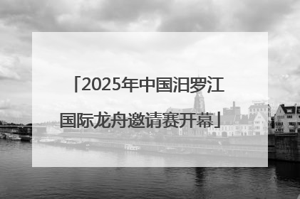 2025年中国汨罗江国际龙舟邀请赛开幕