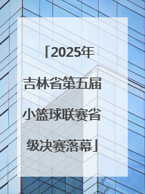 2025年吉林省第五届小篮球联赛省级决赛落幕