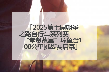 2025第七届朝圣之路自行车系列赛——“孝贤故里”环鱼台100公里挑战赛启幕