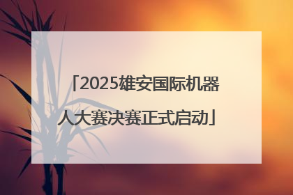 2025雄安国际机器人大赛决赛正式启动