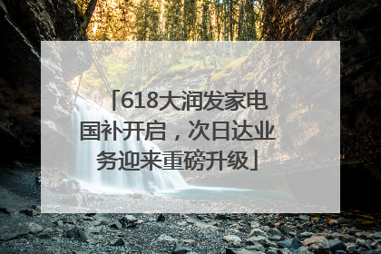 618大润发家电国补开启，次日达业务迎来重磅升级
